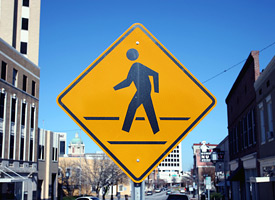 Pedestrian Crossing sign