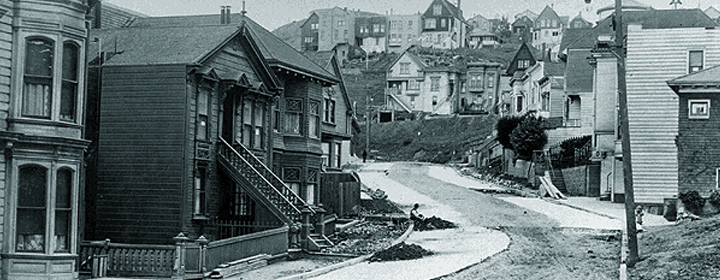 Looking west on Corbett Road, 1912