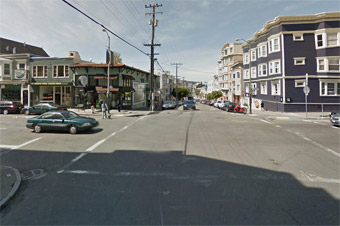 Before and after rendering of GreenStreet West of Polk