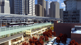 Schematic of SF Downtown transit center