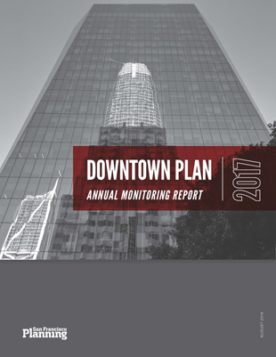 cover of downtown plan annual report