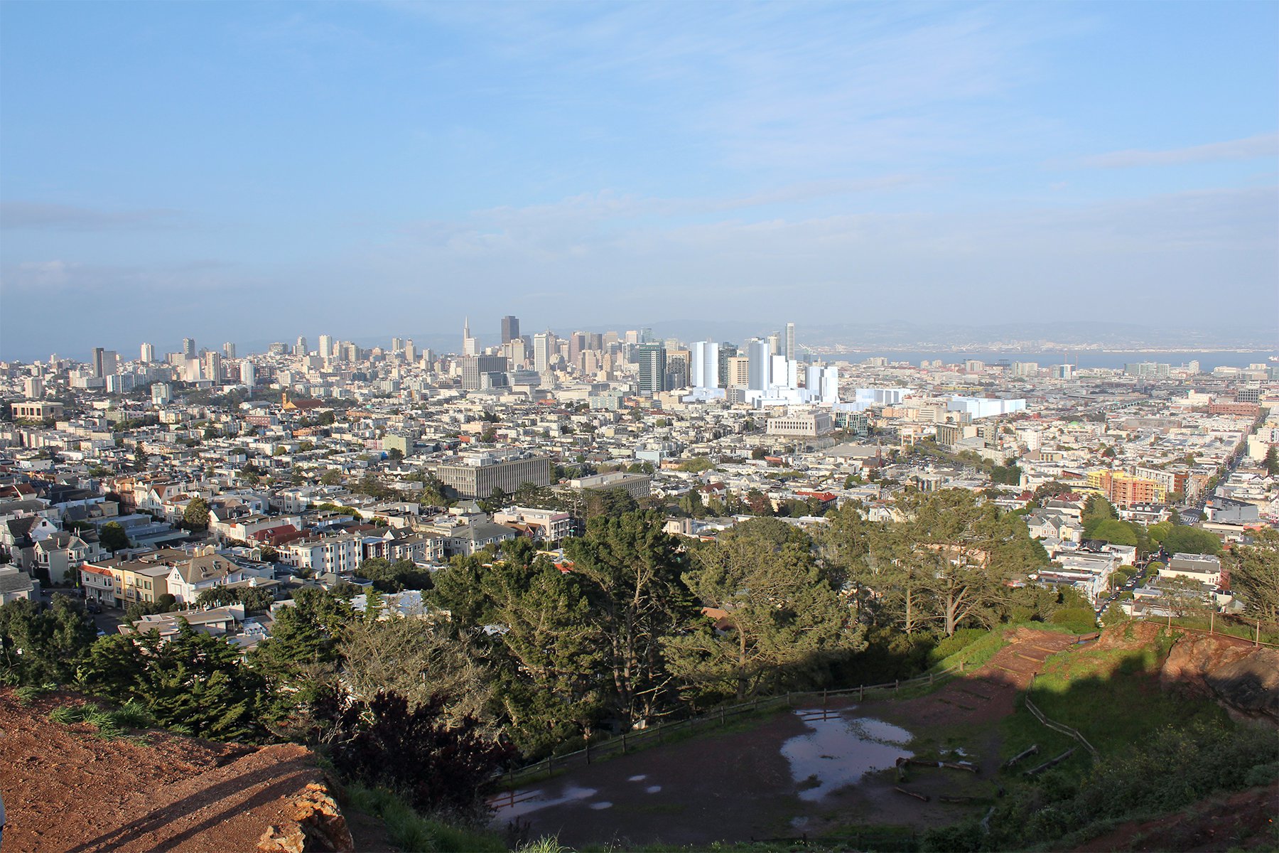 View from Corona Heights: Current Height Limit